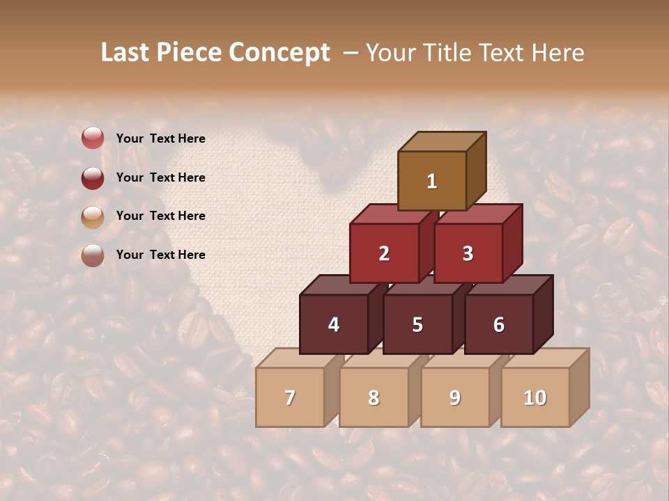 Coffee Shiny Blank PowerPoint Template