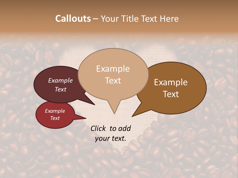 Coffee Shiny Blank PowerPoint Template