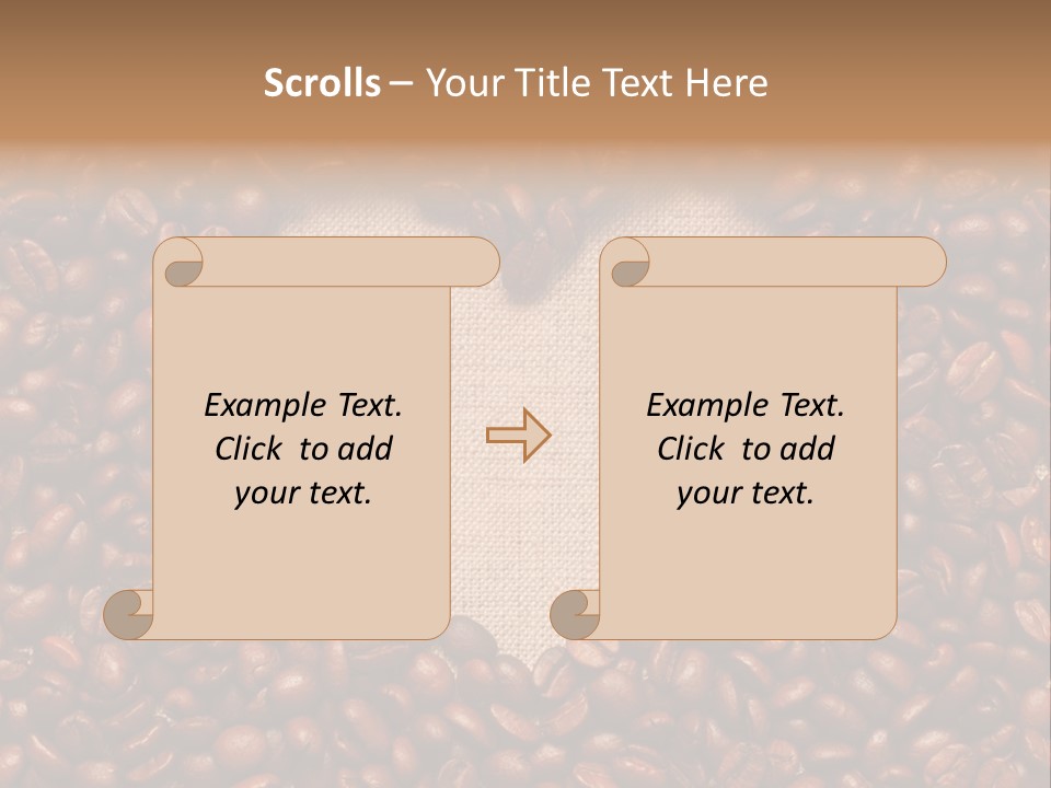 Coffee Shiny Blank PowerPoint Template