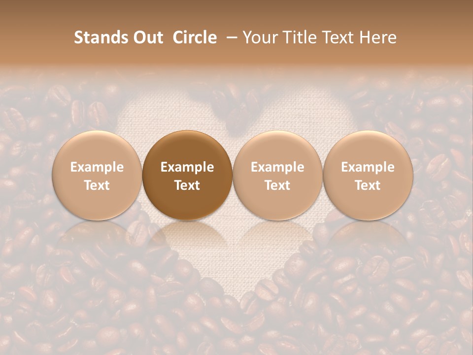 Coffee Shiny Blank PowerPoint Template
