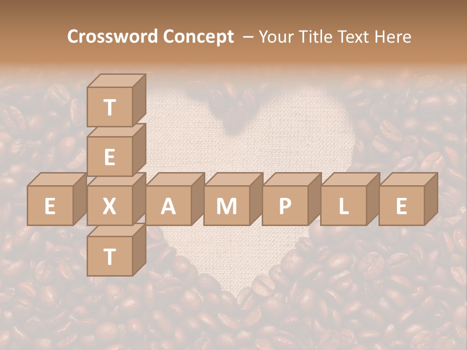 Coffee Shiny Blank PowerPoint Template