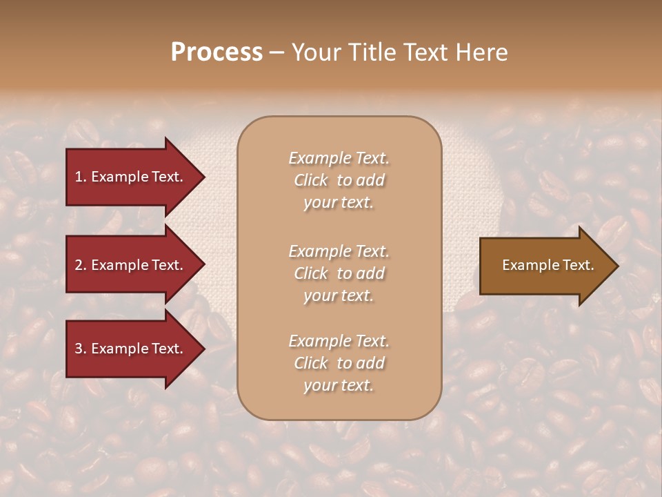 Coffee Shiny Blank PowerPoint Template