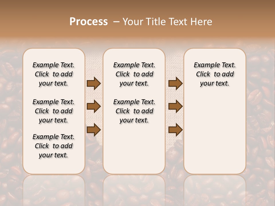 Coffee Shiny Blank PowerPoint Template