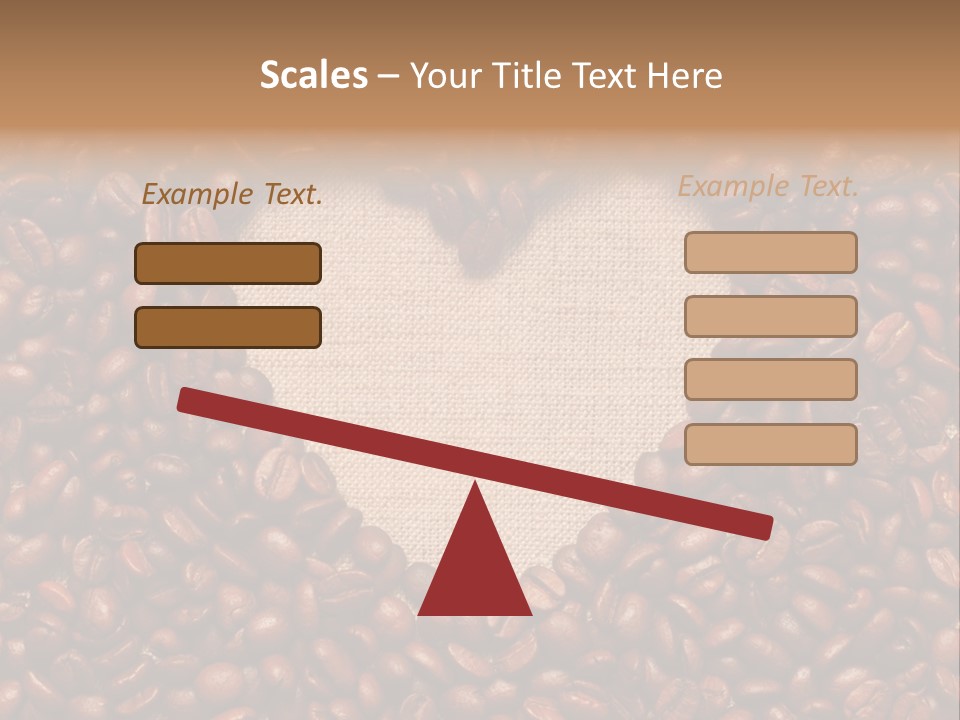 Coffee Shiny Blank PowerPoint Template