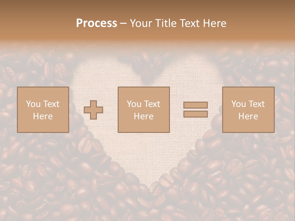 Coffee Shiny Blank PowerPoint Template