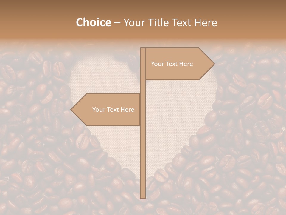 Coffee Shiny Blank PowerPoint Template