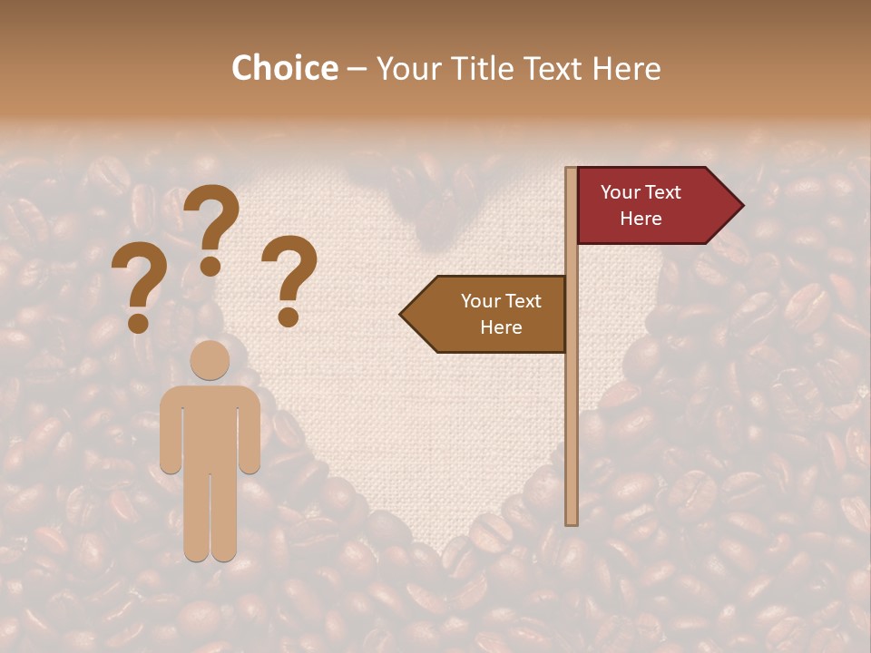 Coffee Shiny Blank PowerPoint Template