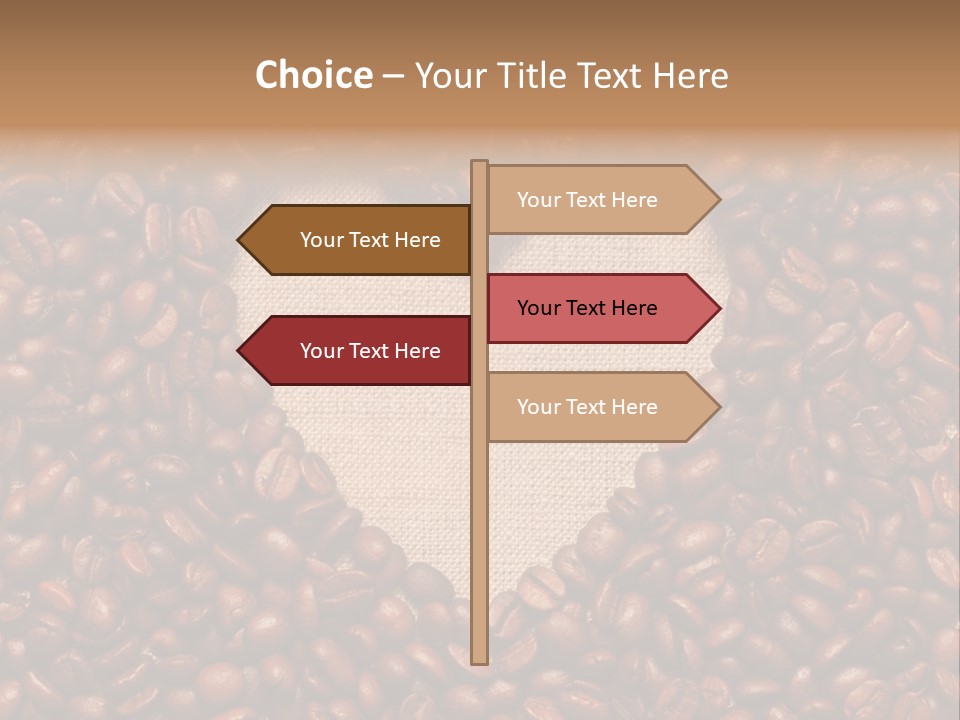 Coffee Shiny Blank PowerPoint Template