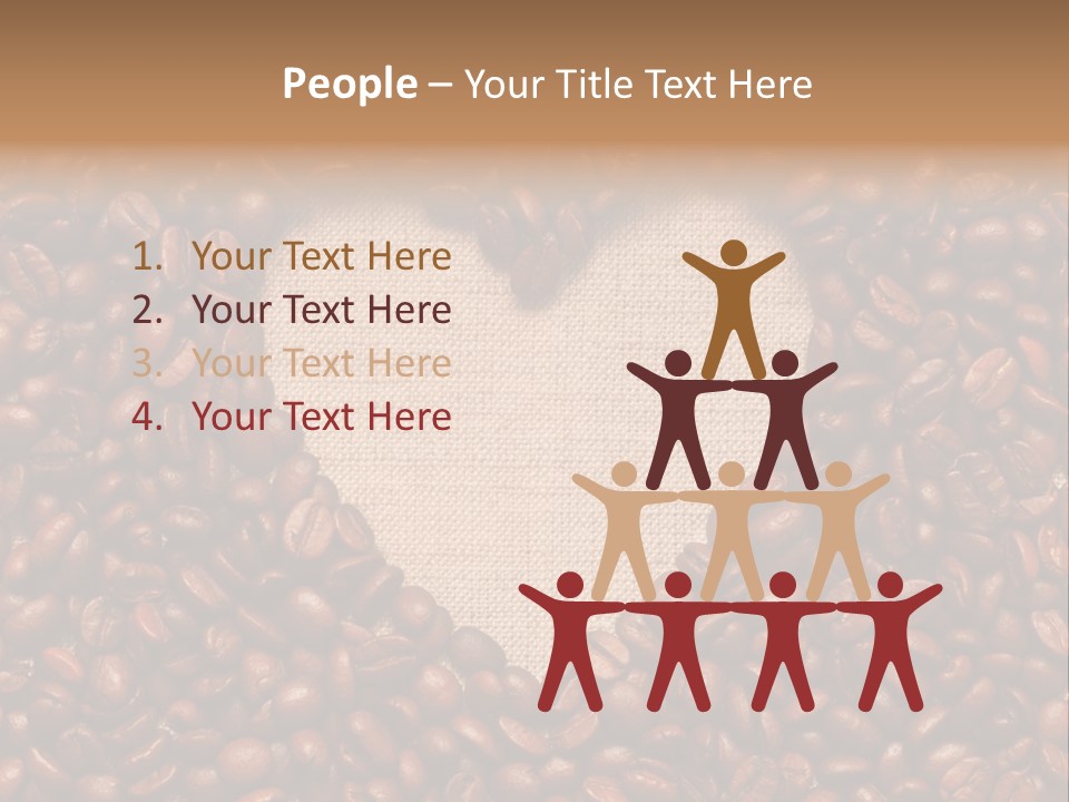 Coffee Shiny Blank PowerPoint Template