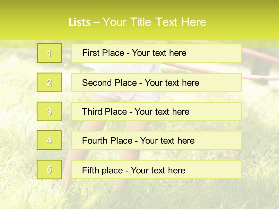 Active Beauty Vertical PowerPoint Template