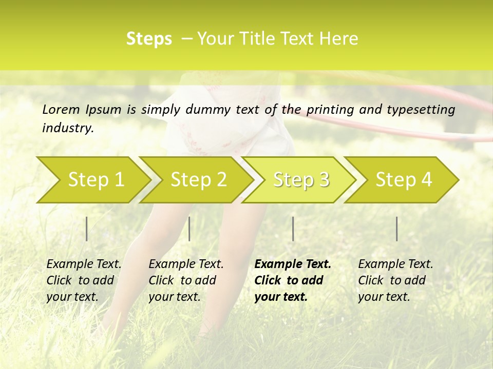 Active Beauty Vertical PowerPoint Template