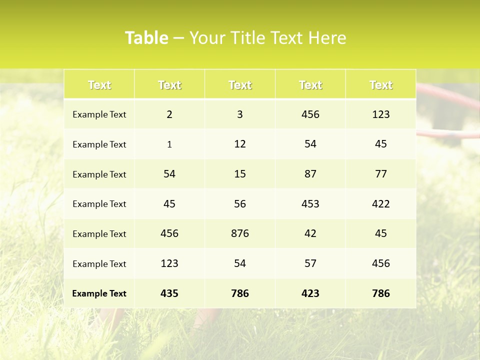 Active Beauty Vertical PowerPoint Template