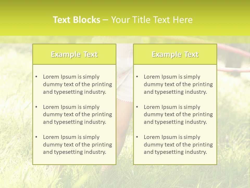 Active Beauty Vertical PowerPoint Template