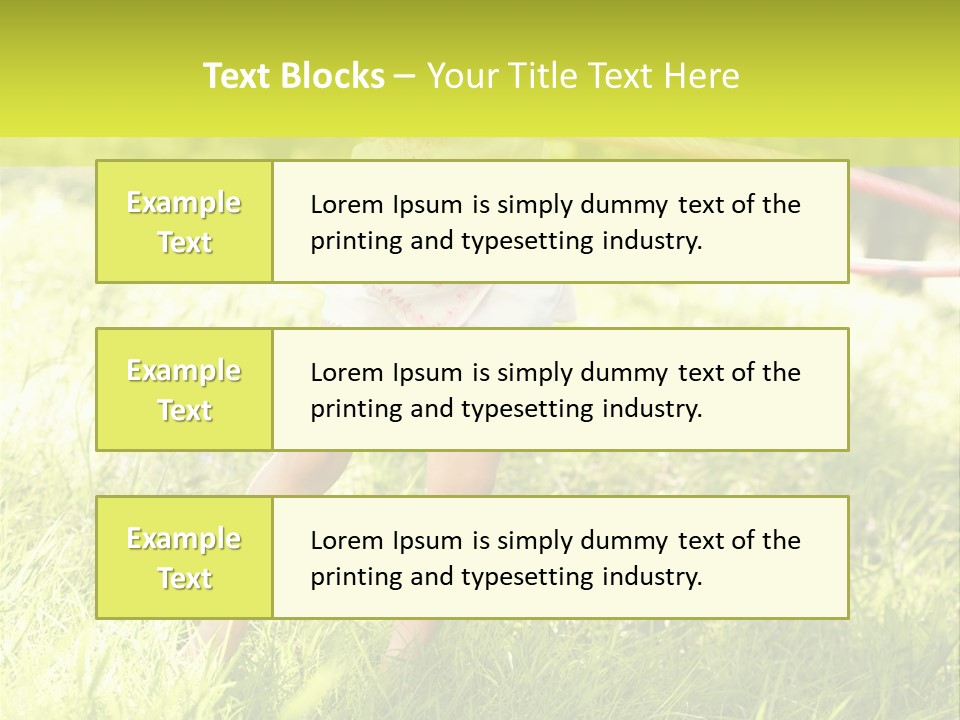Active Beauty Vertical PowerPoint Template
