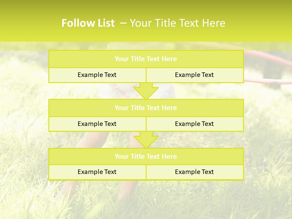 Active Beauty Vertical PowerPoint Template