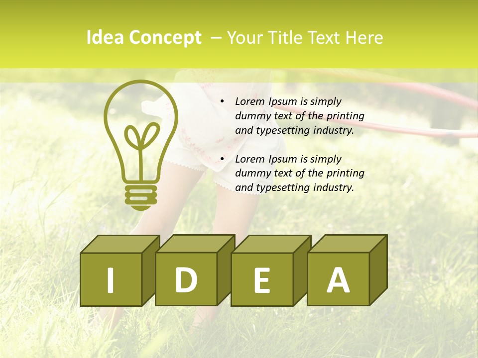 Active Beauty Vertical PowerPoint Template