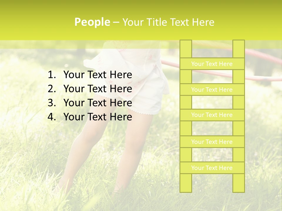 Active Beauty Vertical PowerPoint Template