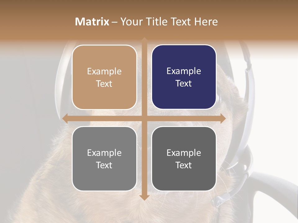 Puppy Domestic Background PowerPoint Template