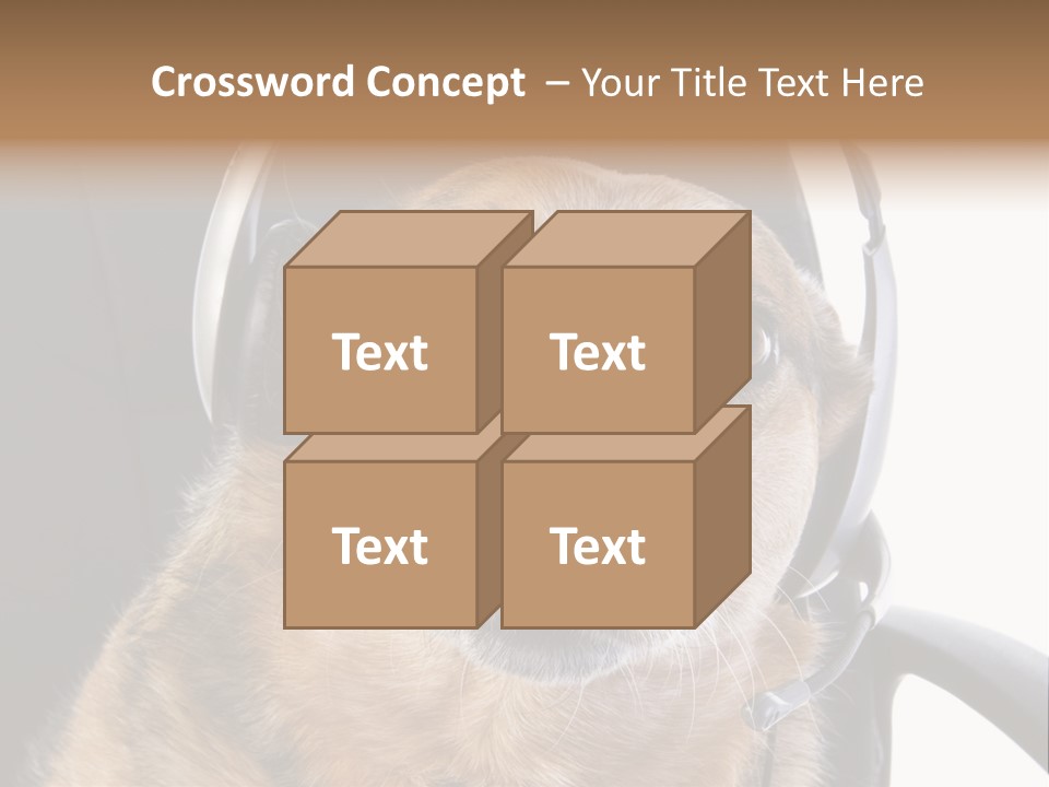 Puppy Domestic Background PowerPoint Template