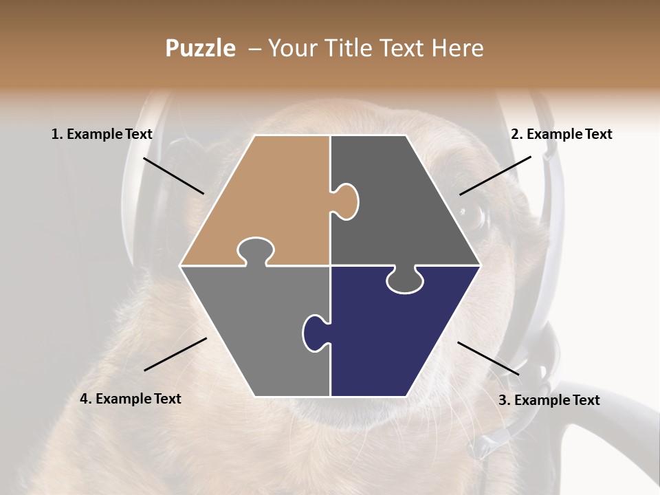 Puppy Domestic Background PowerPoint Template