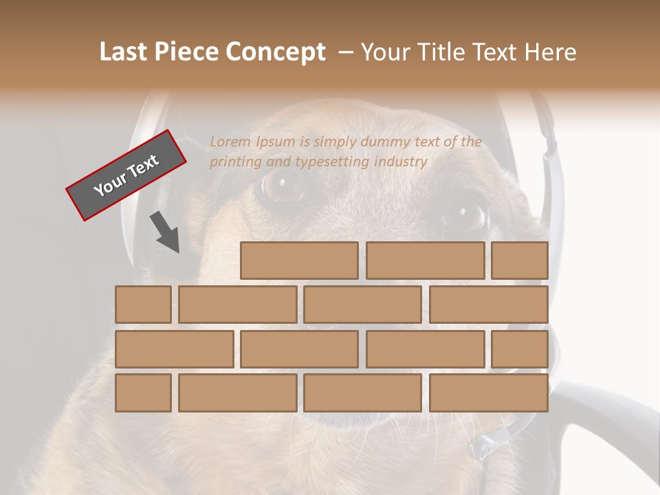 Puppy Domestic Background PowerPoint Template