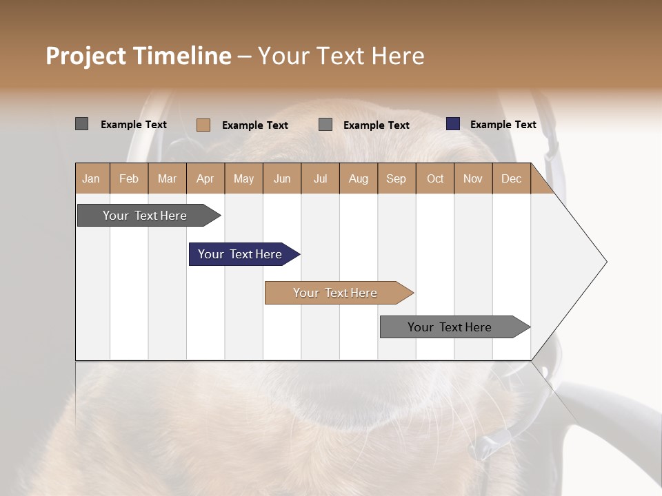 Puppy Domestic Background PowerPoint Template