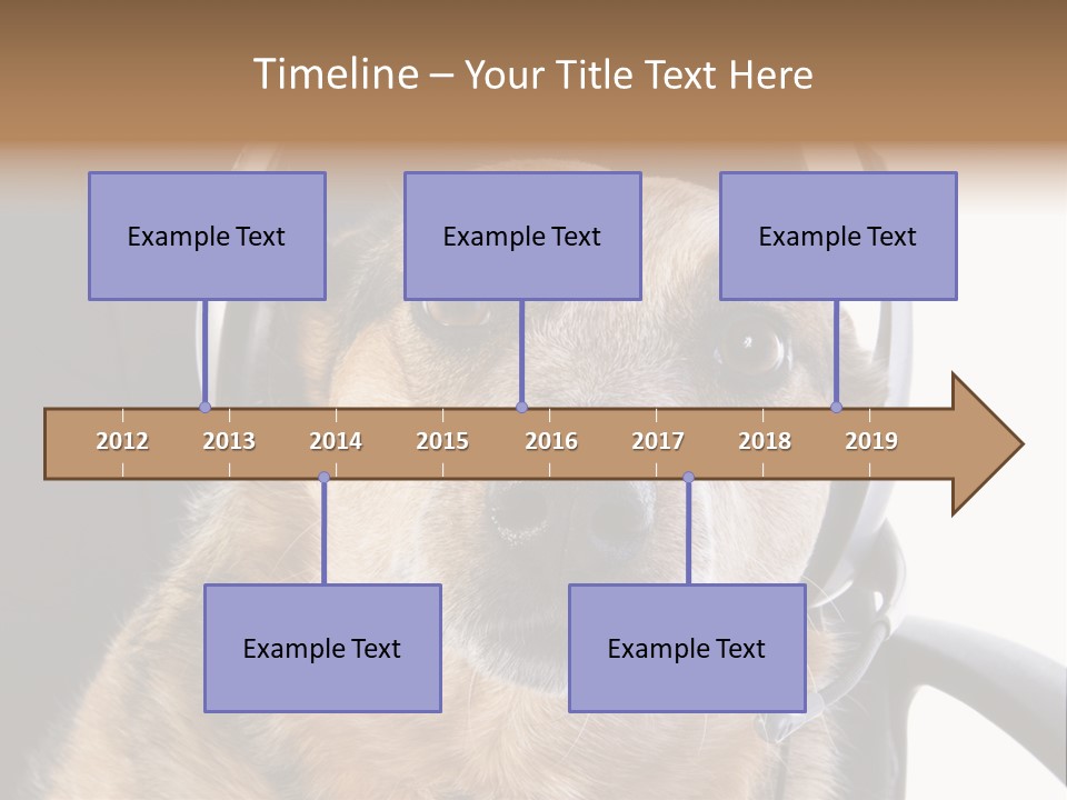 Puppy Domestic Background PowerPoint Template