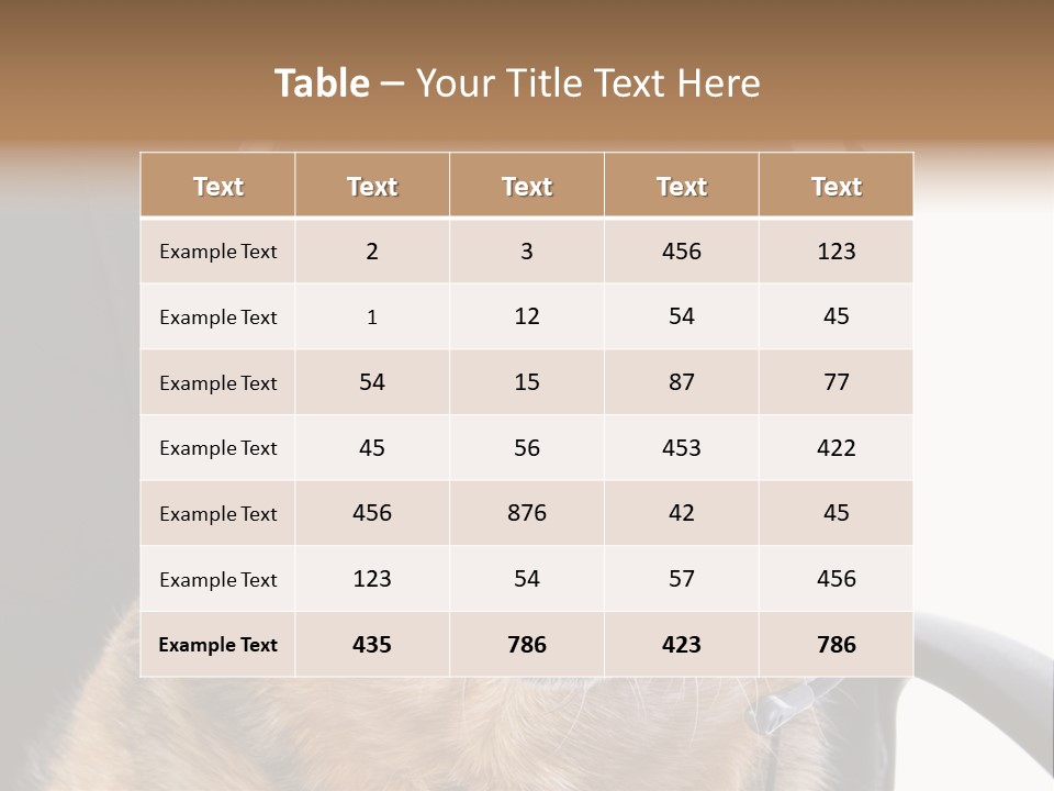 Puppy Domestic Background PowerPoint Template