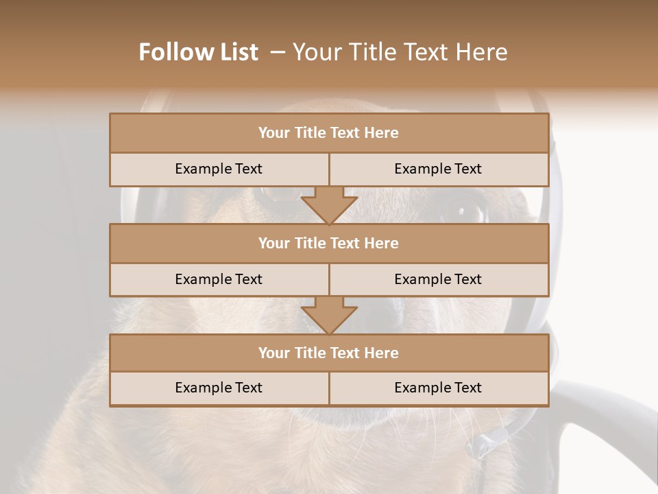Puppy Domestic Background PowerPoint Template