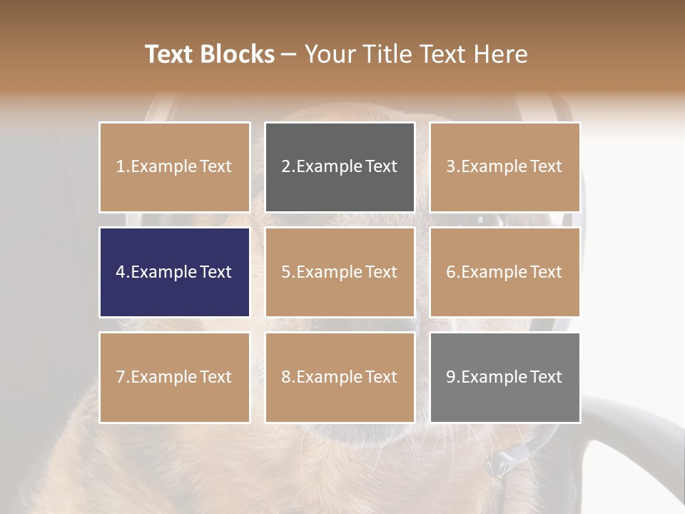 Puppy Domestic Background PowerPoint Template