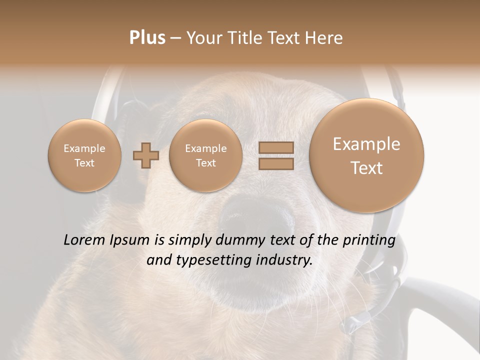 Puppy Domestic Background PowerPoint Template