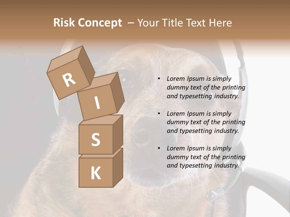 Puppy Domestic Background PowerPoint Template