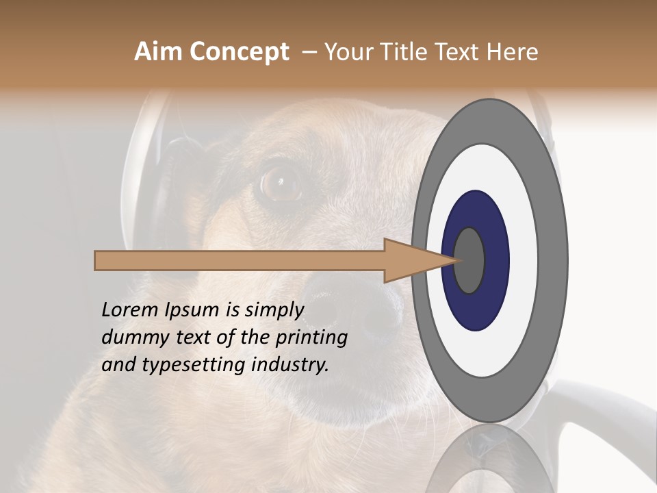 Puppy Domestic Background PowerPoint Template