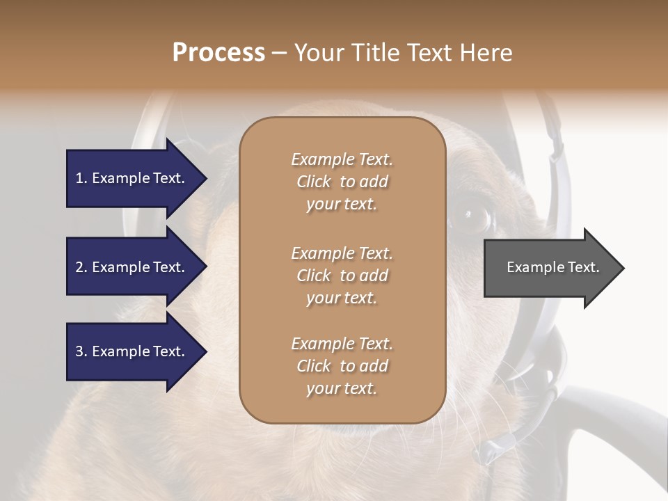 Puppy Domestic Background PowerPoint Template