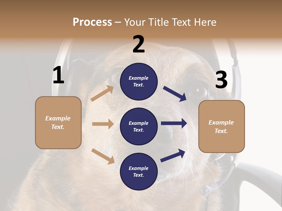 Puppy Domestic Background PowerPoint Template