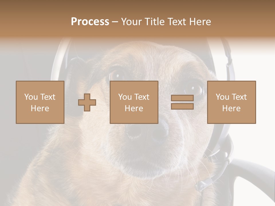 Puppy Domestic Background PowerPoint Template