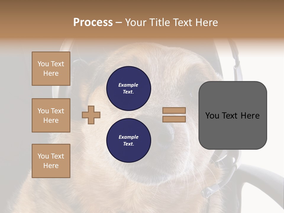 Puppy Domestic Background PowerPoint Template