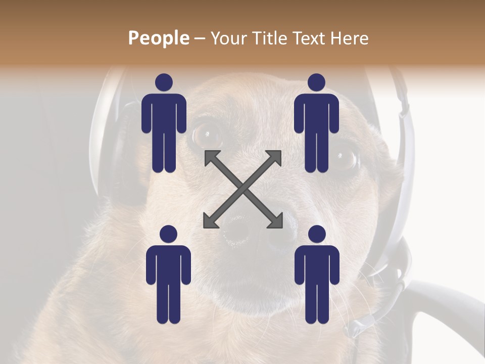 Puppy Domestic Background PowerPoint Template