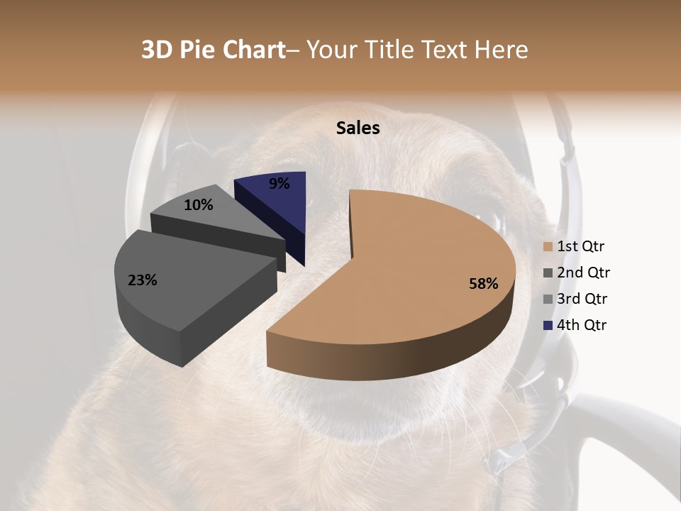 Puppy Domestic Background PowerPoint Template