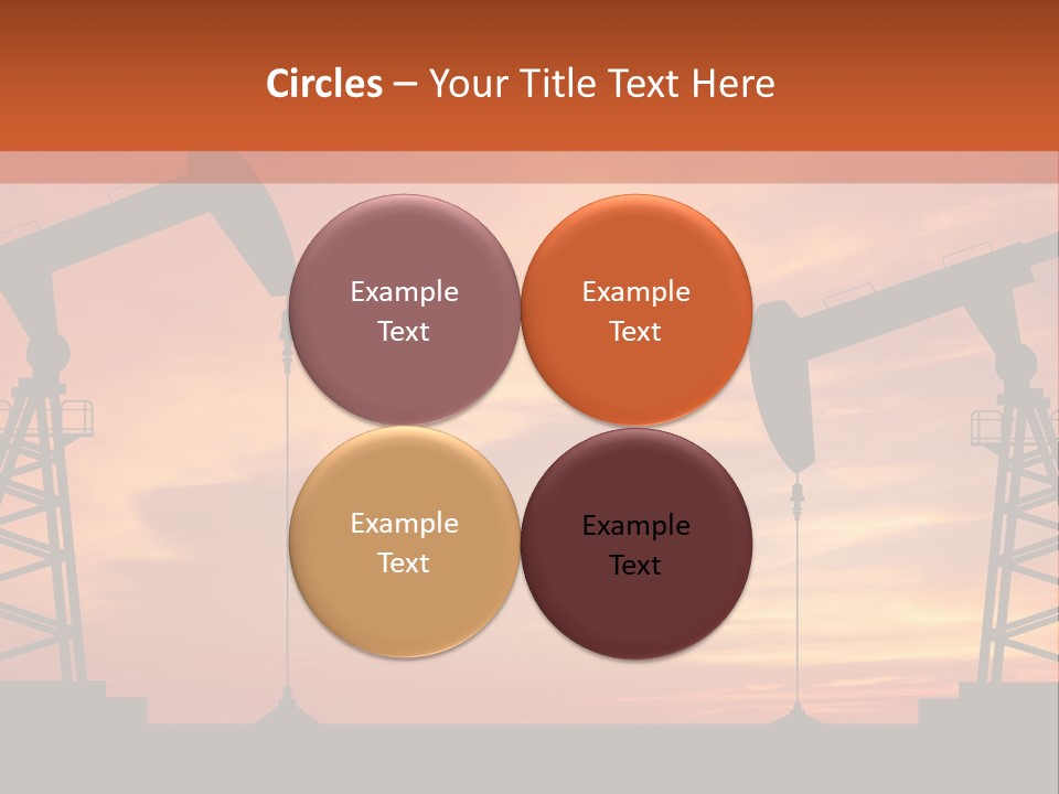Well Barrel Construction PowerPoint Template
