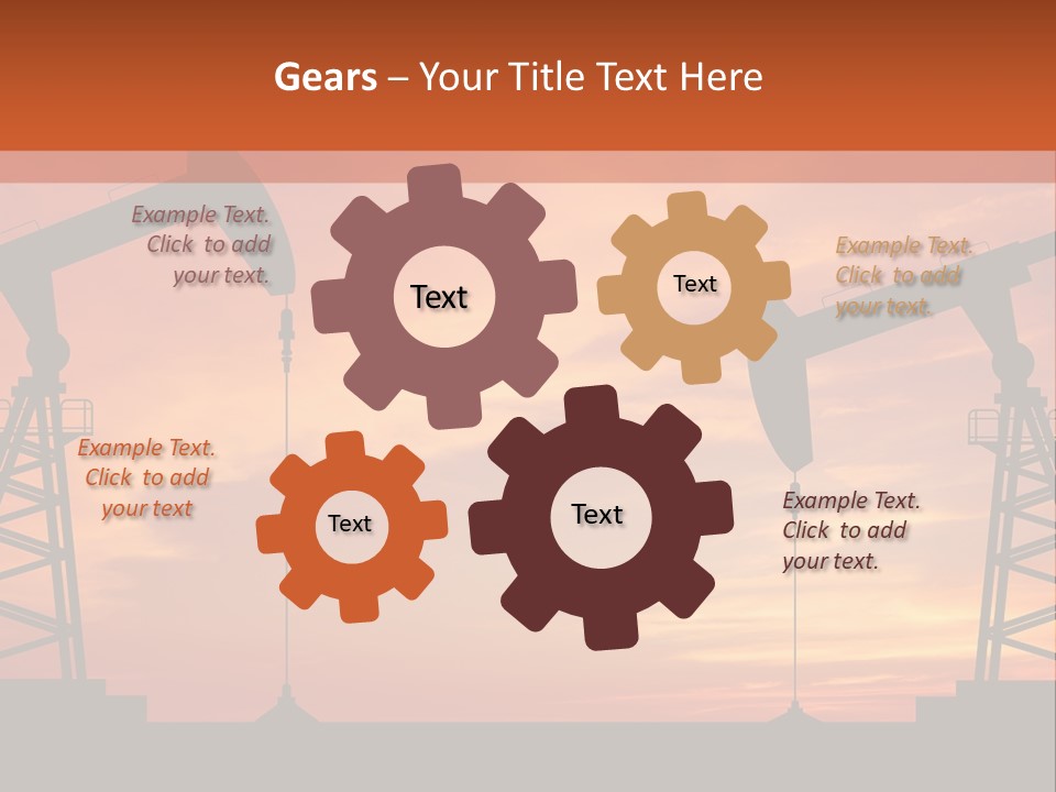 Well Barrel Construction PowerPoint Template