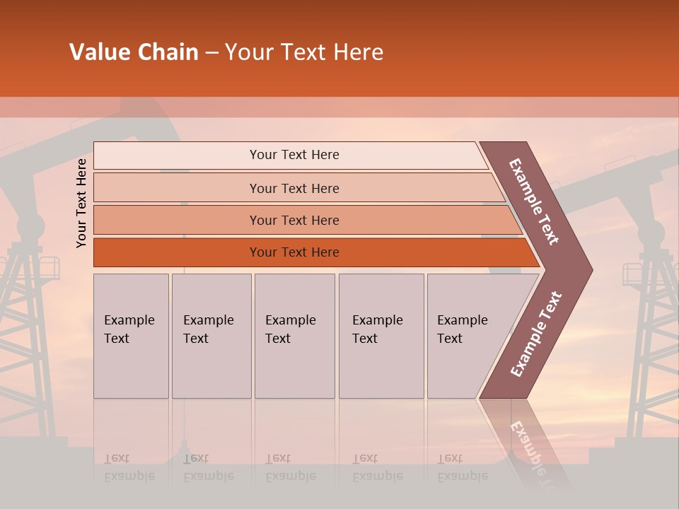 Well Barrel Construction PowerPoint Template