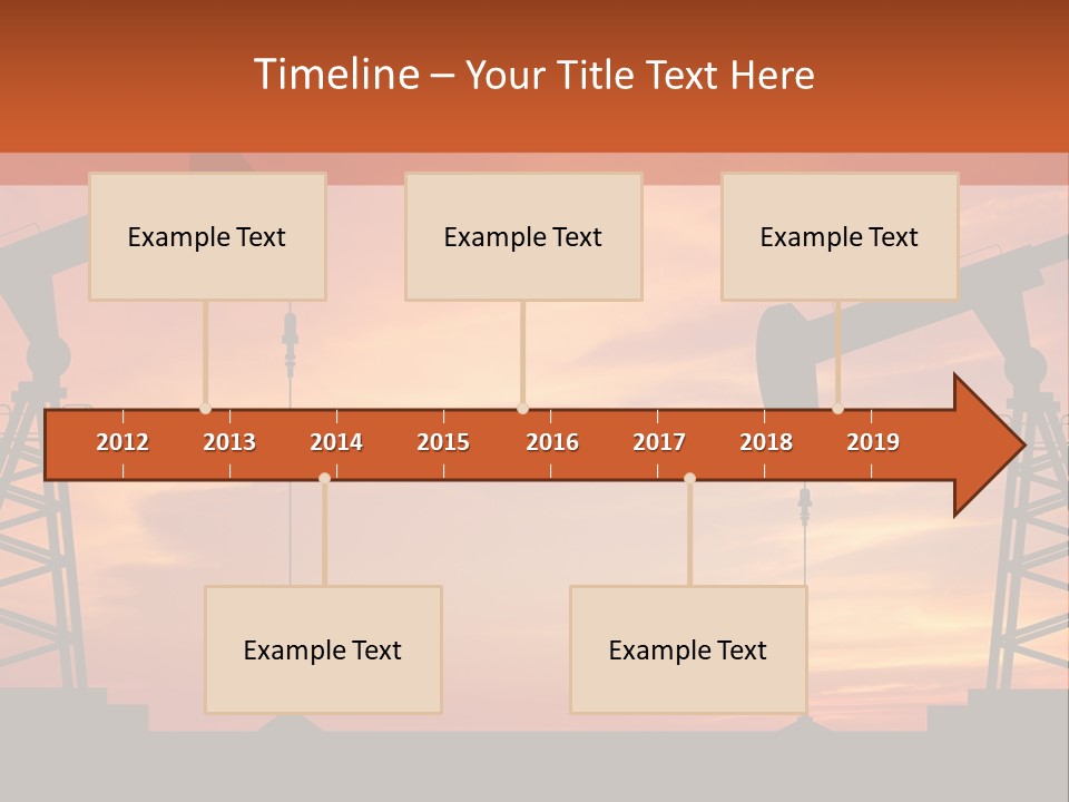 Well Barrel Construction PowerPoint Template