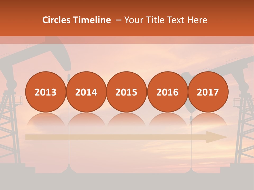 Well Barrel Construction PowerPoint Template