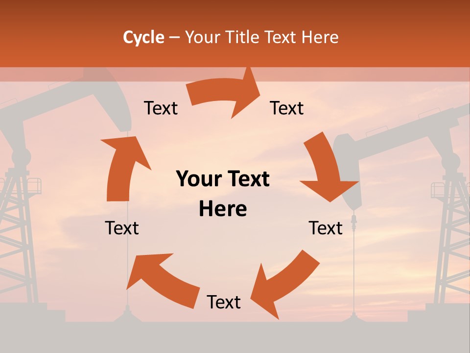 Well Barrel Construction PowerPoint Template