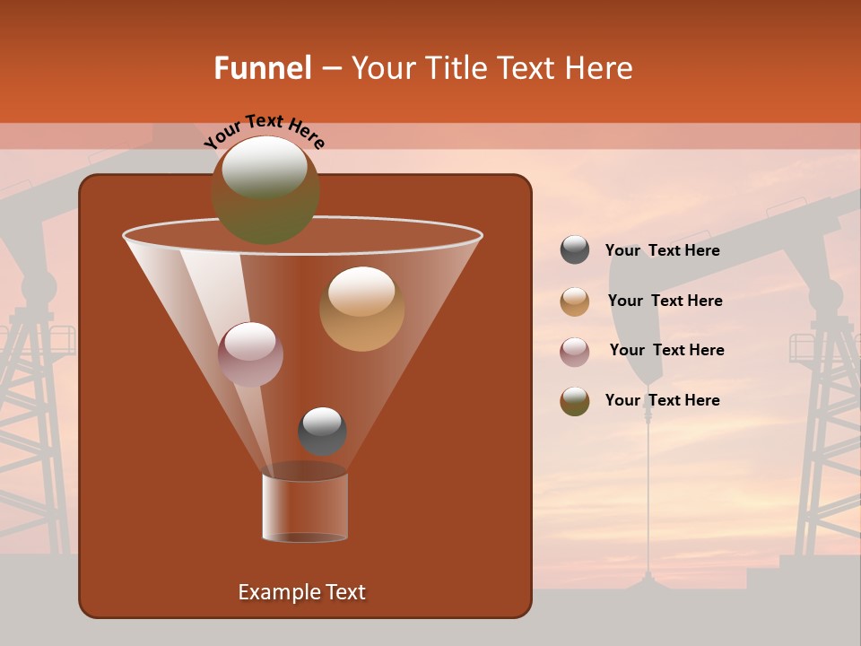 Well Barrel Construction PowerPoint Template