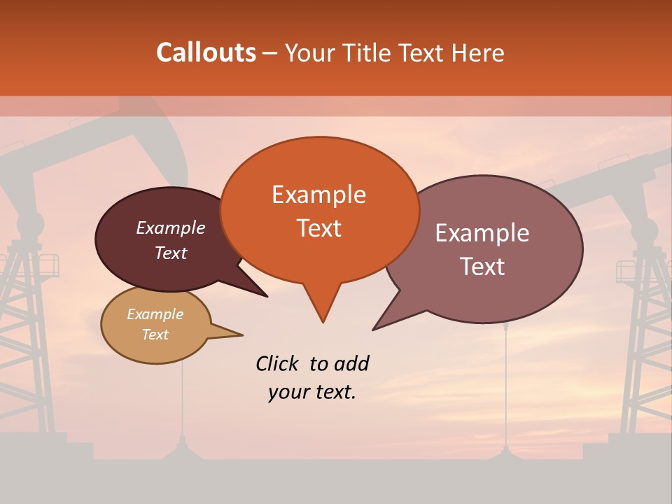 Well Barrel Construction PowerPoint Template