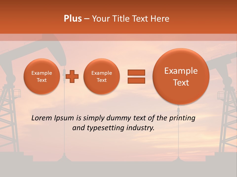 Well Barrel Construction PowerPoint Template