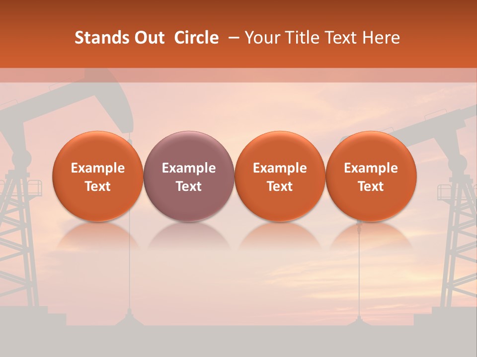 Well Barrel Construction PowerPoint Template