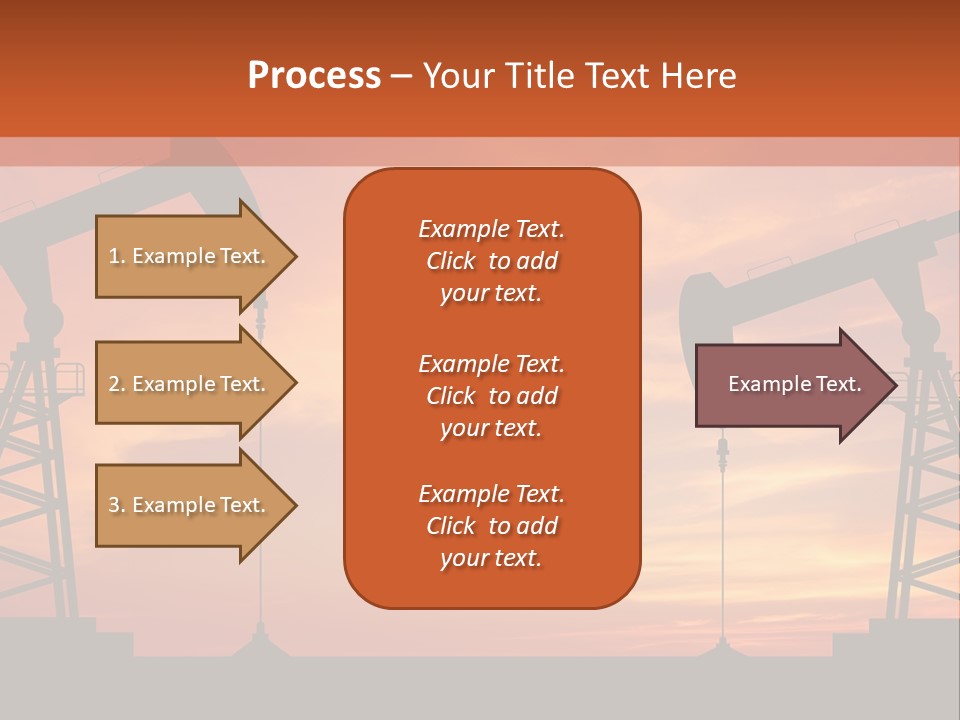 Well Barrel Construction PowerPoint Template